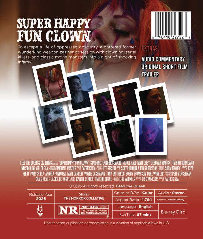 Super Happy Fun Clown [Blu-ray] - Back Panel - 