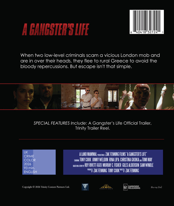 A Gangster's Life [Blu-ray] - Back Panel - 