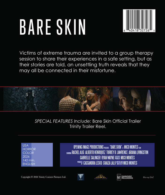 Bare Skin [Blu-ray] - Back Panel - 