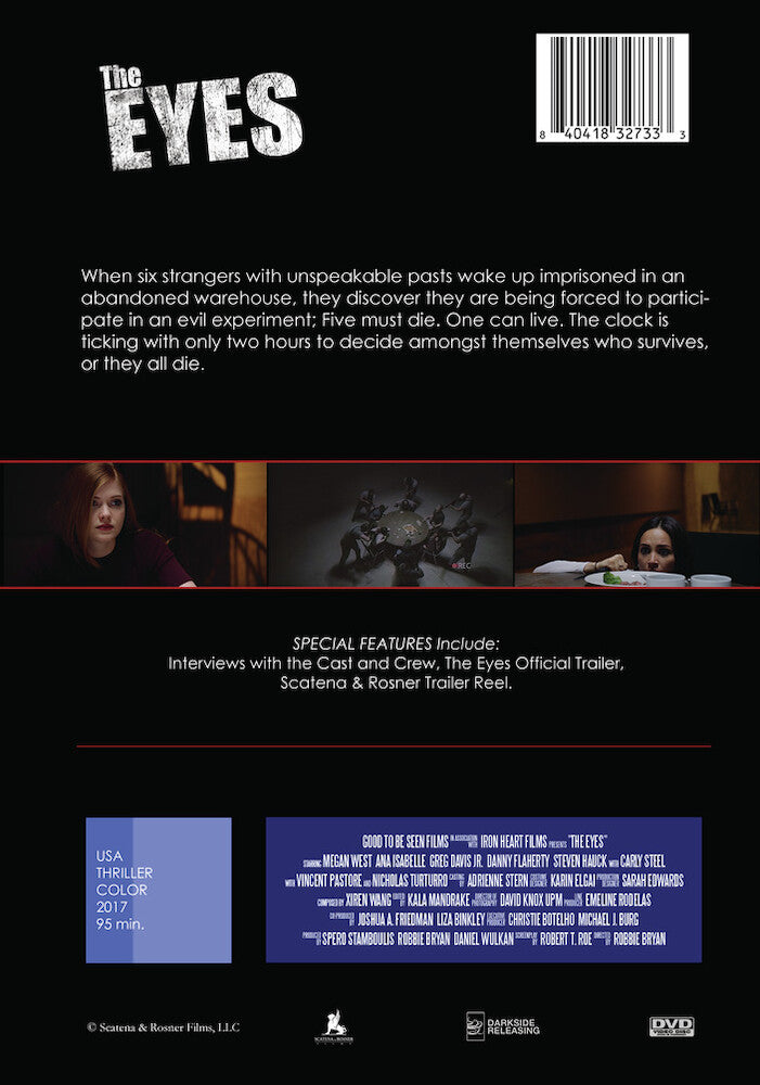 the eyes - Back Panel - DVD