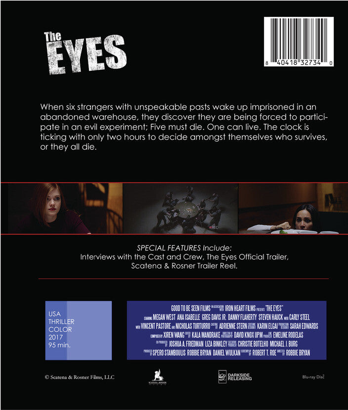 the eyes - Back Panel - Blu-ray