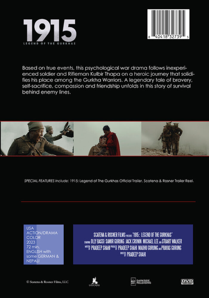 1915: Legend of The Gurkhas - Back Panel - 