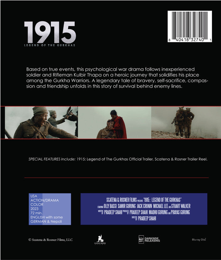 1915: Legend of The Gurkhas - Back Panel - 