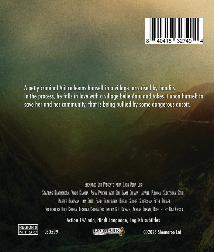 mera gaon mera desh - Back Panel - Blu-ray
