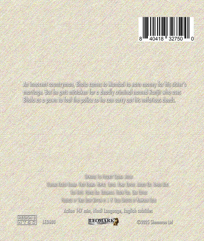 sachaa jhutha - Back Panel - Blu-ray