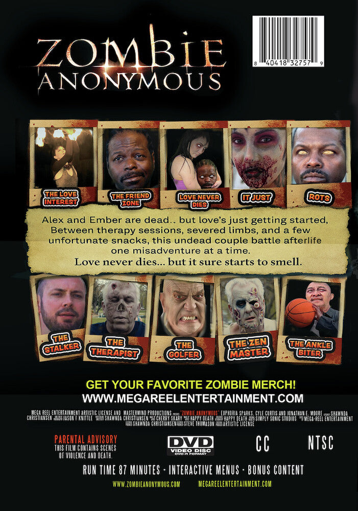 Zombie Anonymous - Back Panel - 