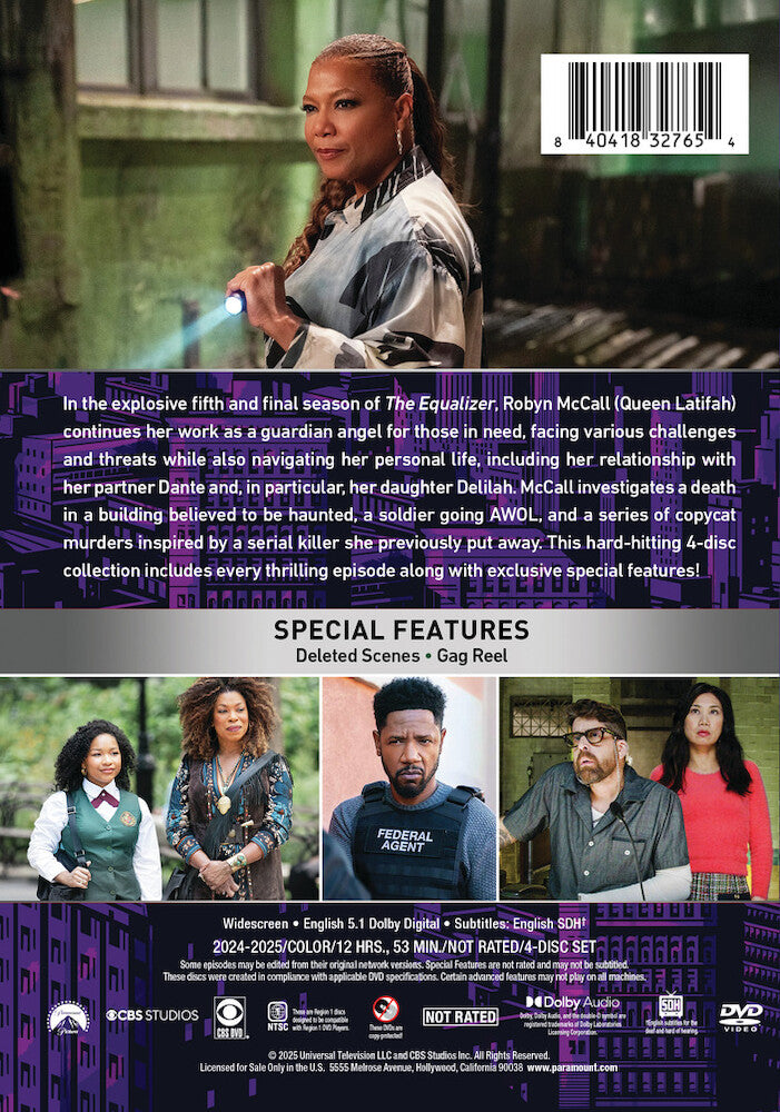 the equalizer: the final season - Back Panel - DVD