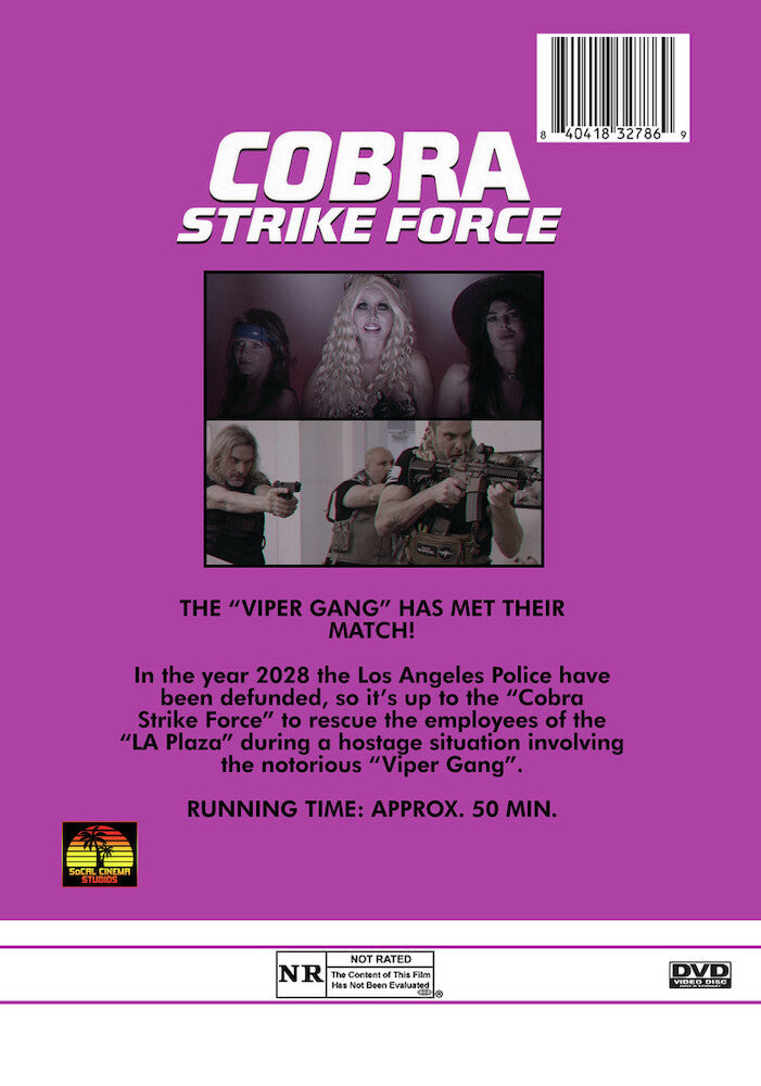 cobra strike force - Back Panel - DVD