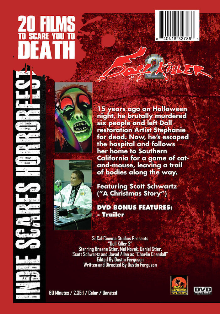 doll killer 2 - Back Panel - DVD