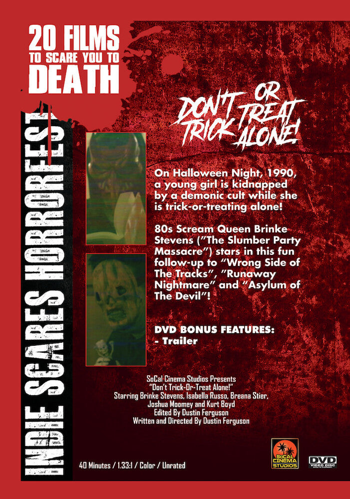 don't trick-or-treat alone! - Back Panel - DVD