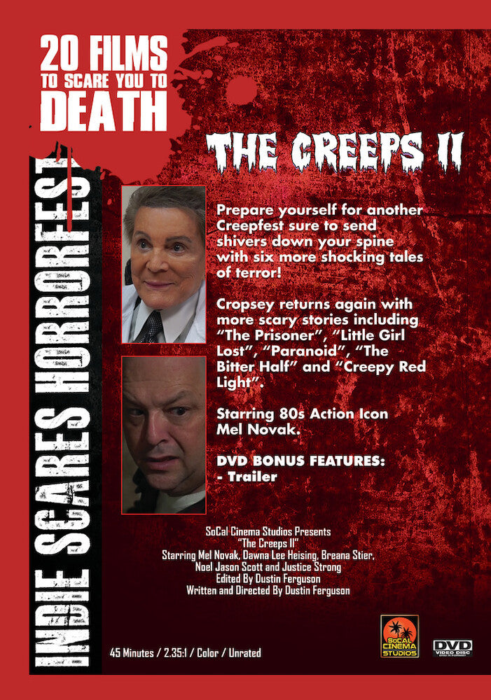 the creeps 2 - Back Panel - DVD