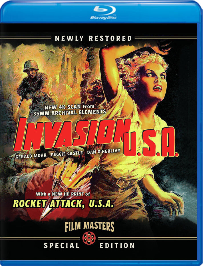 invasion, u.s.a. (1952) with bonus film, rocket attack u.s.a. (1960) - Blu-ray