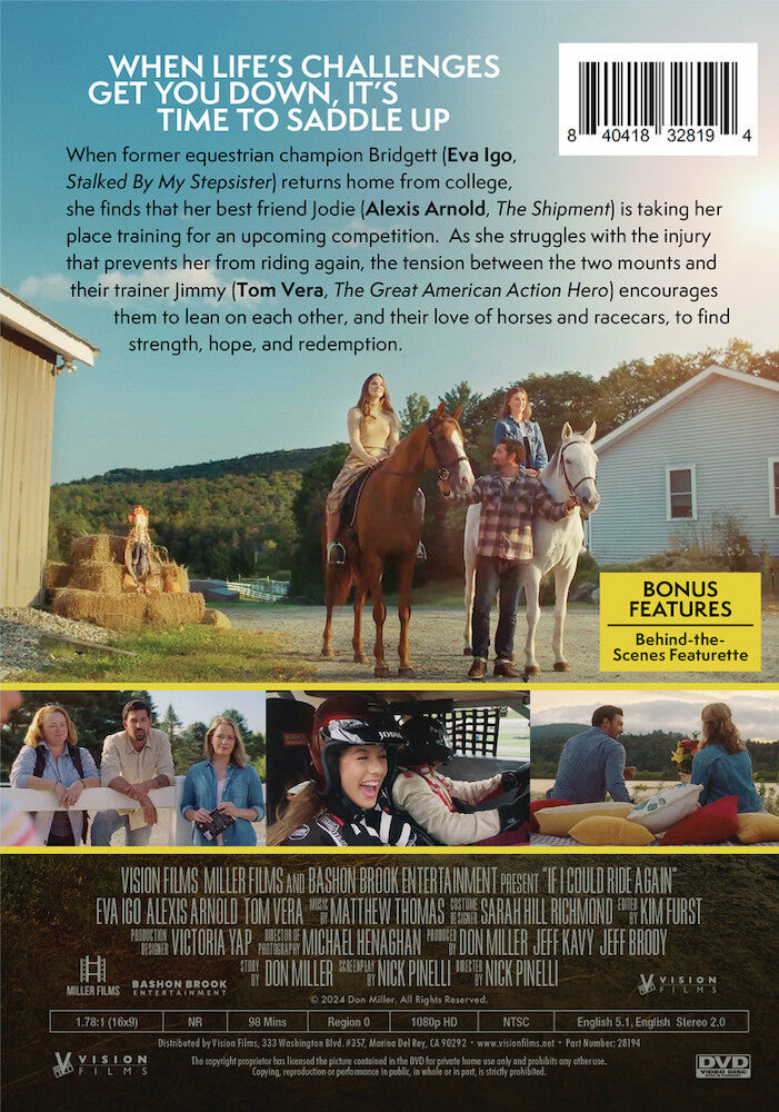 if i could ride again - Back Panel - DVD