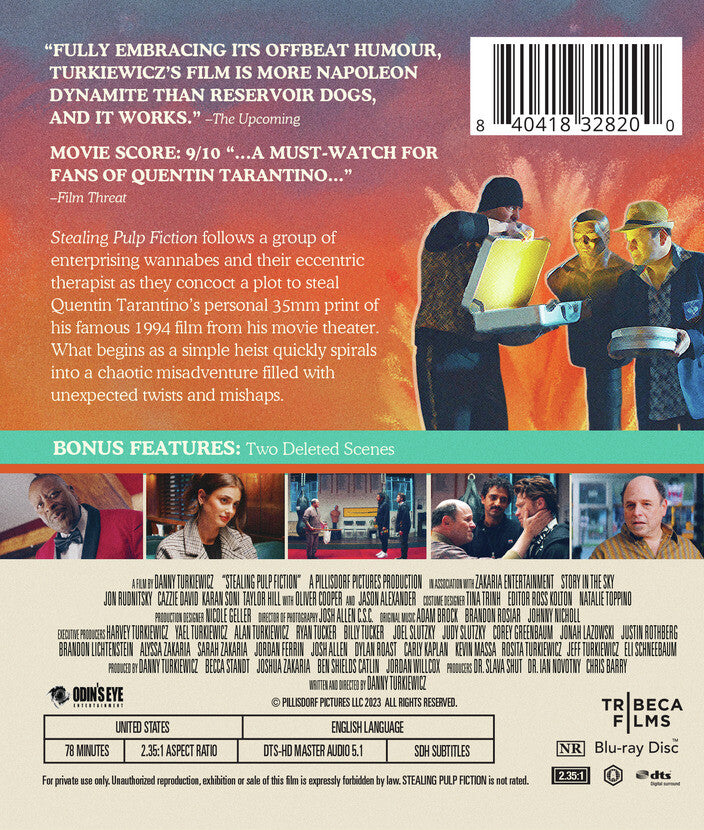 stealing pulp fiction - Back Panel - Blu-ray