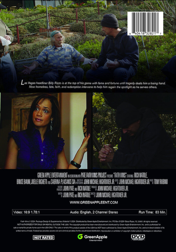 faith wins - Back Panel - DVD