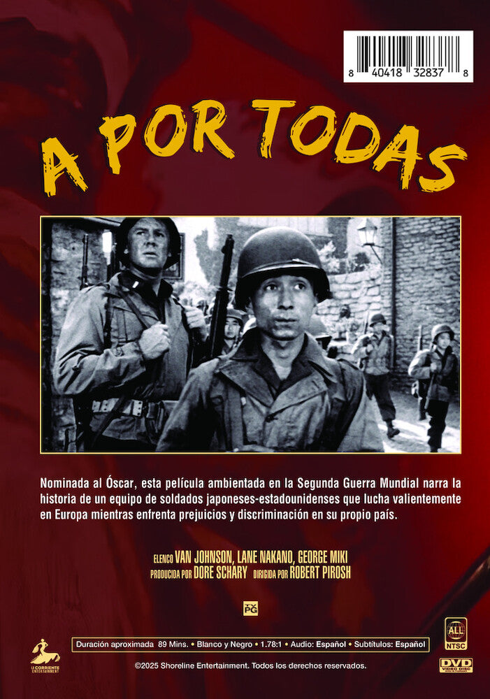 a por todas - Back Panel - DVD