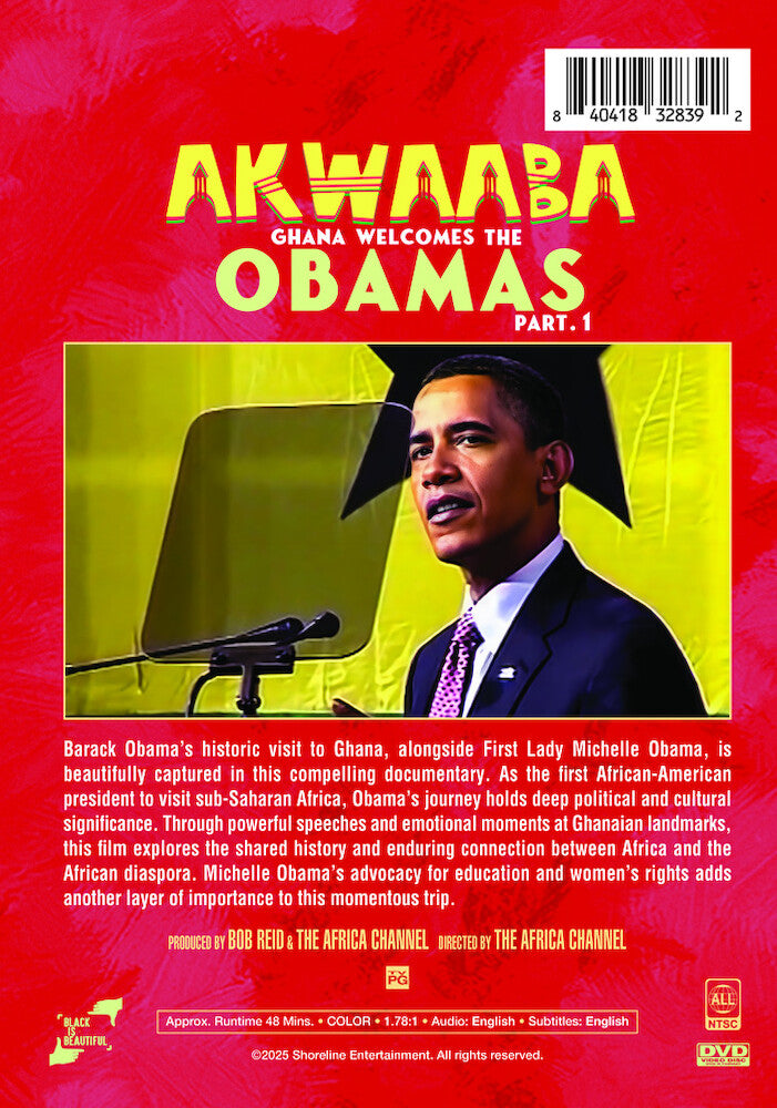 akwaaba: ghana welcomes the obamas, part i - Back Panel - DVD