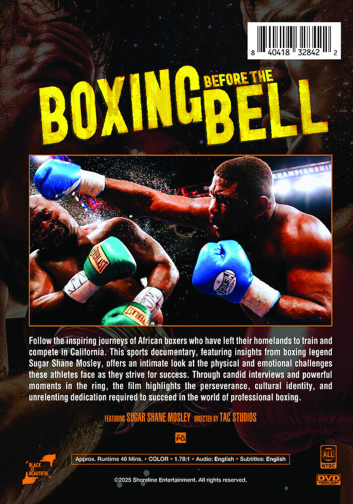 boxing before the bell - Back Panel - DVD
