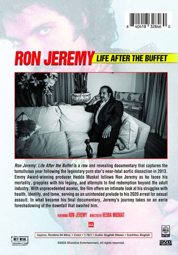 ron jeremy: life after the buffet - Back Panel - DVD