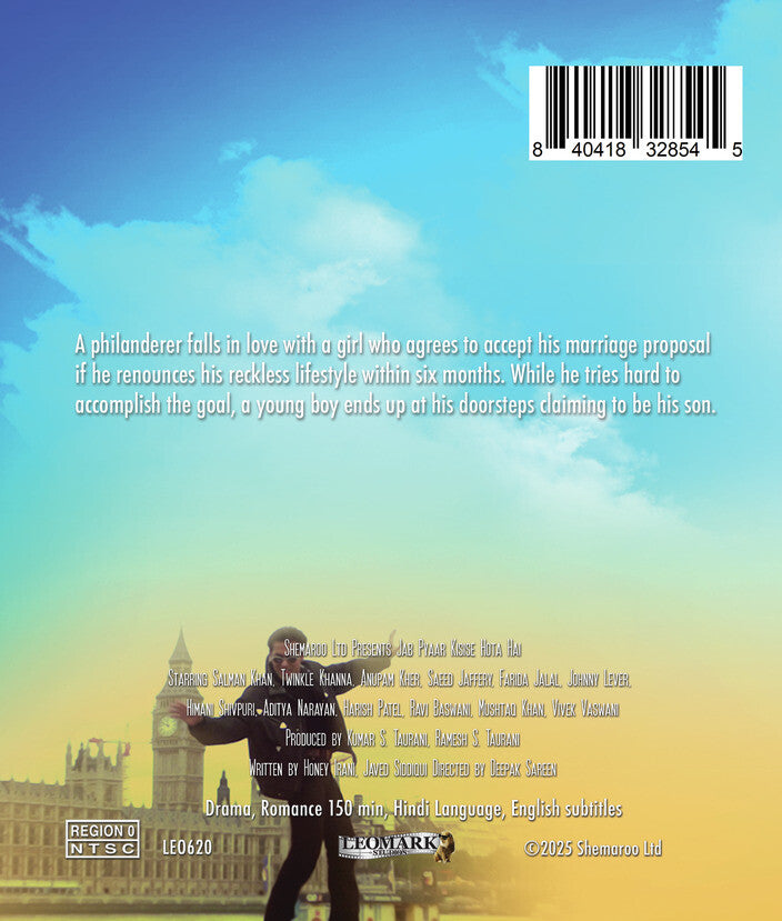 jab pyaar kisise hota hai - Back Panel - Blu-ray