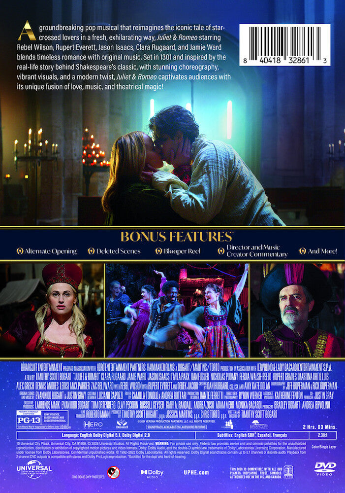 juliet & romeo - Back Panel - DVD