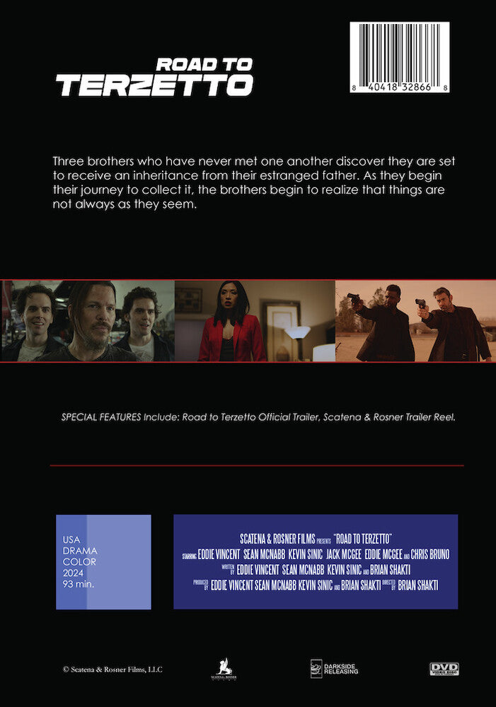 road to terzetto - Back Panel - DVD