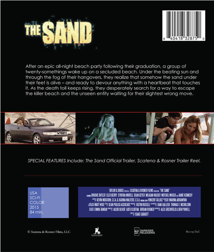 the sand - - Back Panel - Blu-ray