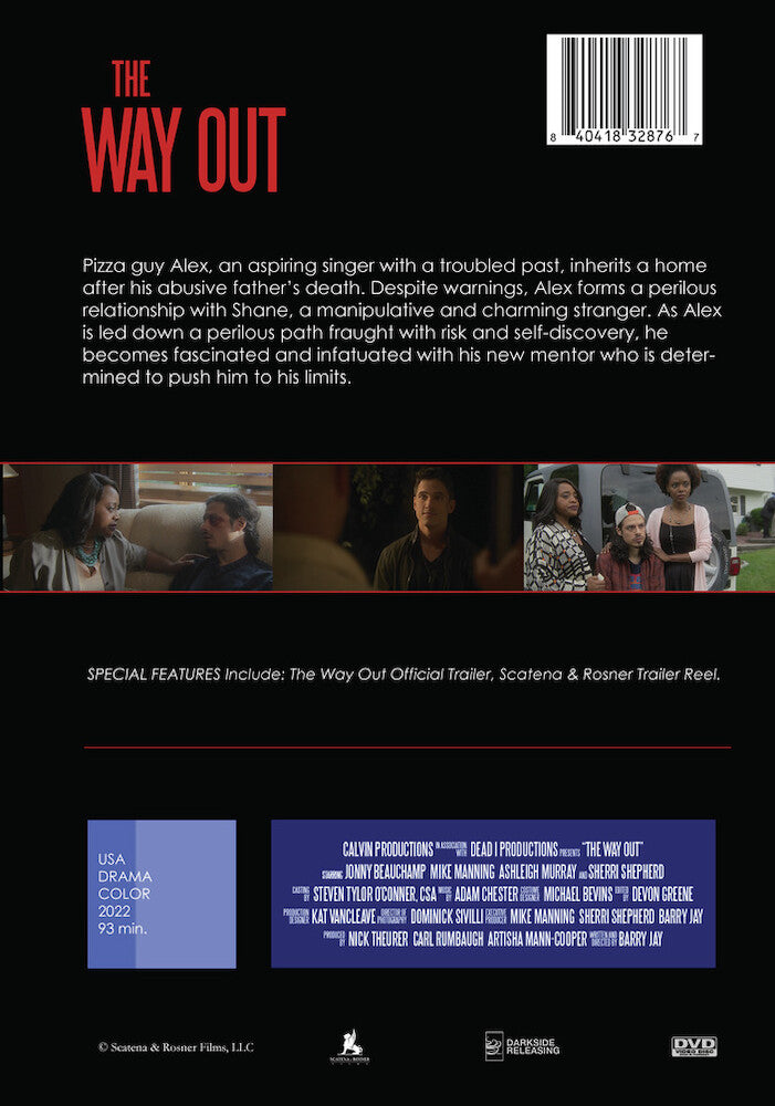 the way out - Back Panel - DVD