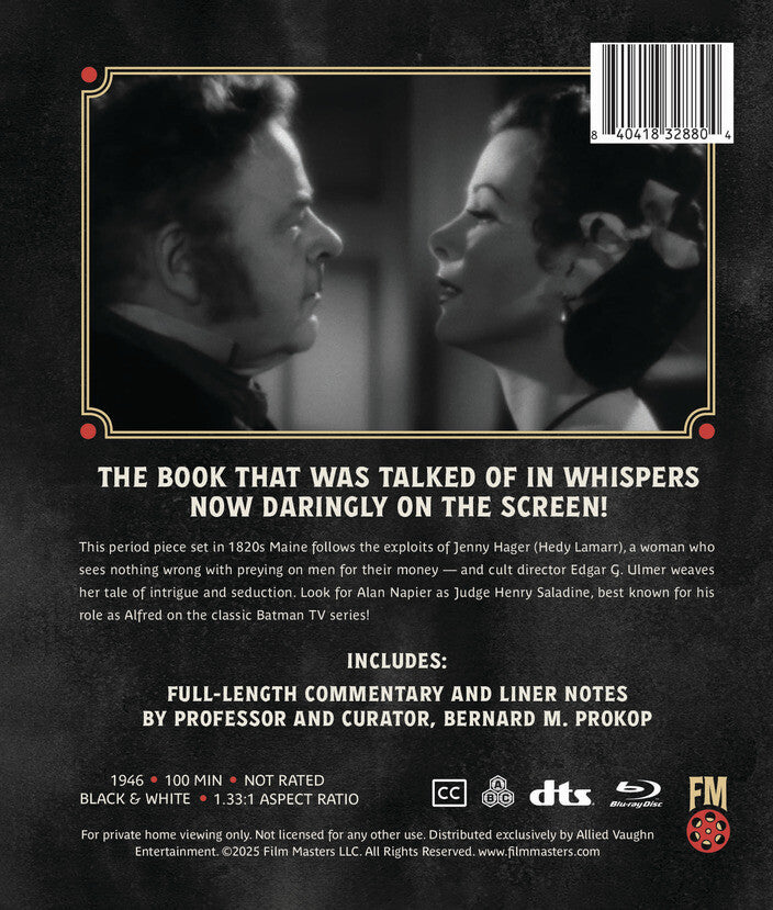 the strange woman (1946) | newly restored - Back Panel - Blu-ray