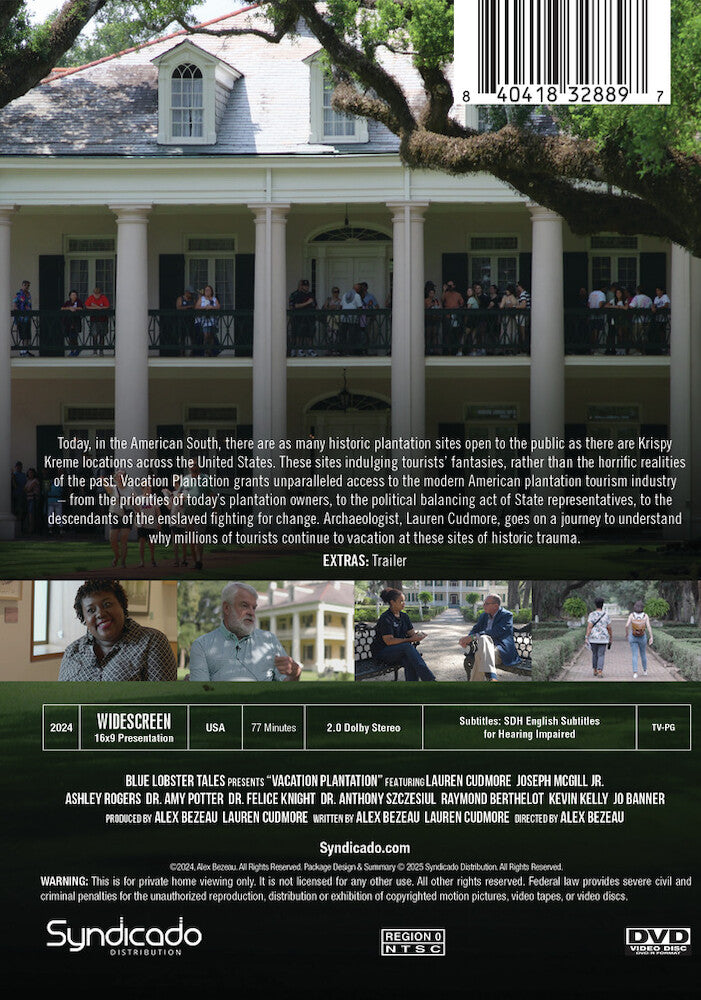 Vacation Plantation - Back Panel - 