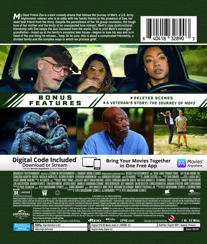 my dead friend zoe - Back Panel - Blu-ray