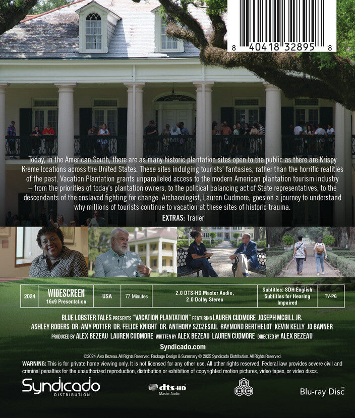 vacation plantation - Back Panel - Blu-ray