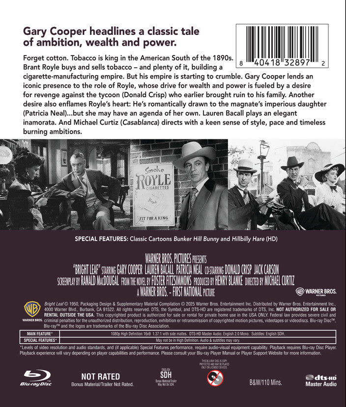 bright leaf - Back Panel - Blu-ray