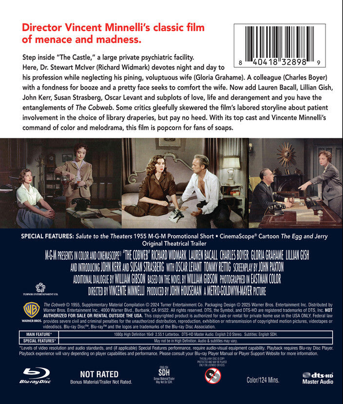 the cobweb - Back Panel - Blu-ray