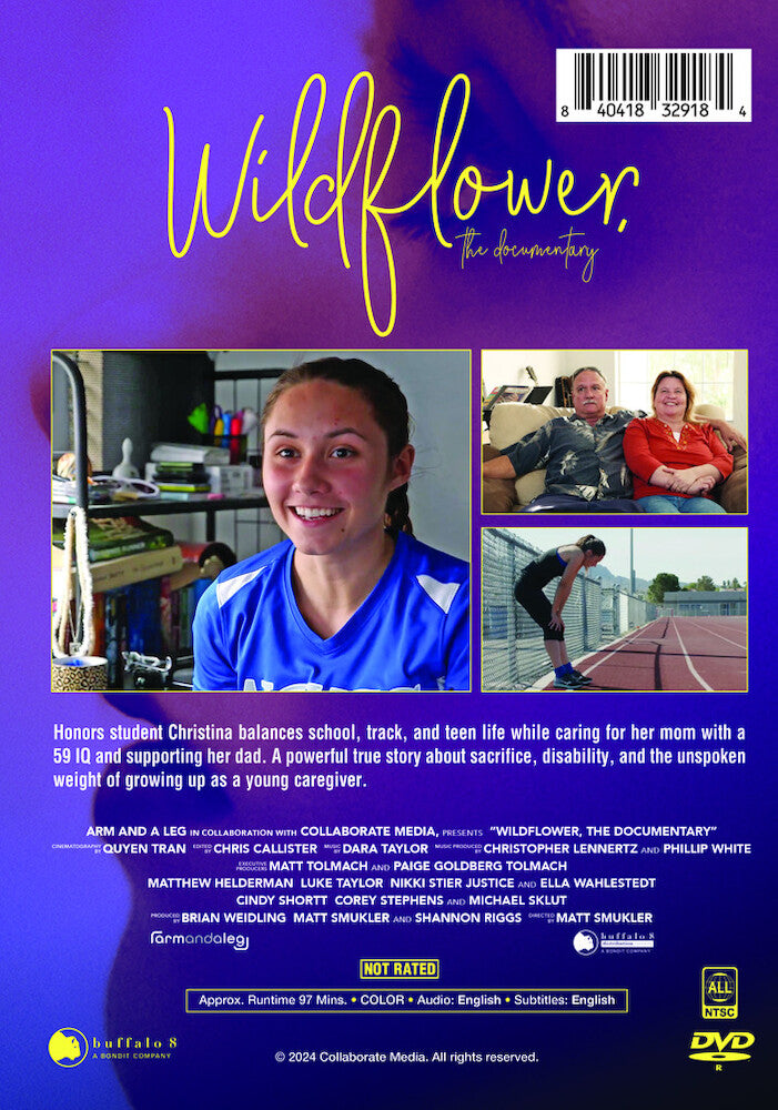 wildflower: the documentary - Back Panel - DVD