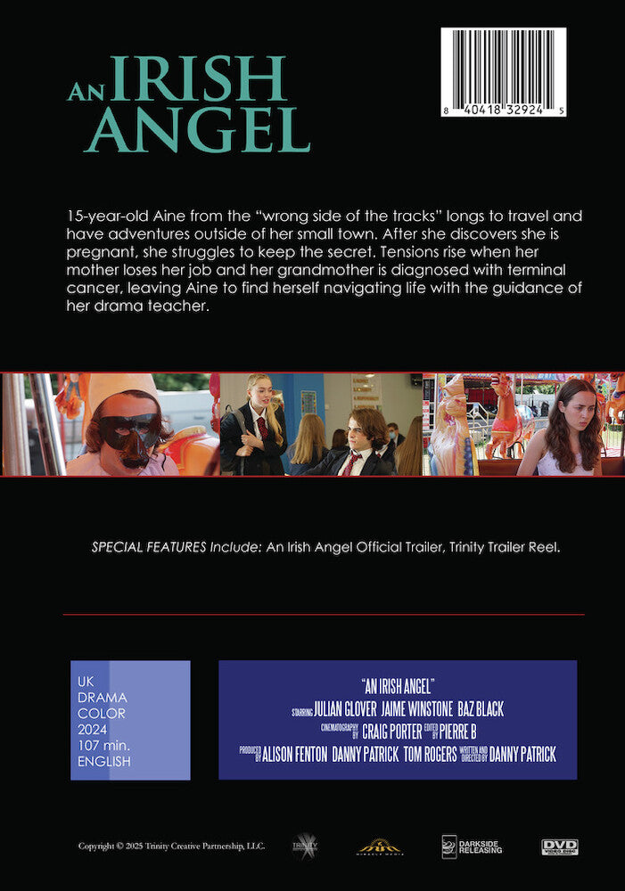 an irish angel - Back Panel - DVD