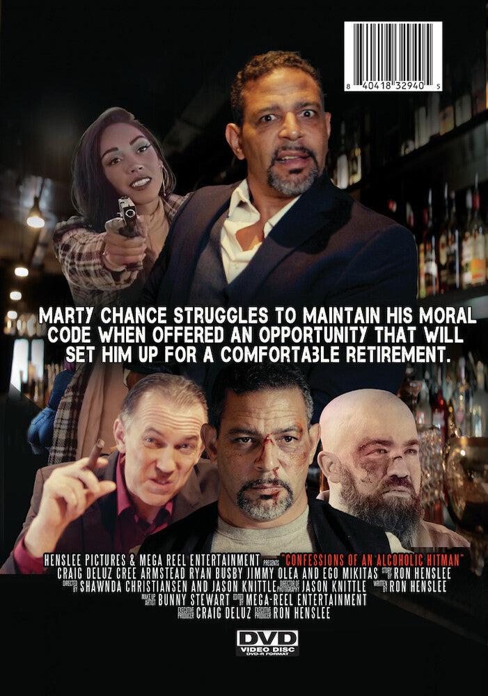 confessions of an alcoholic hitman - Back Panel - DVD