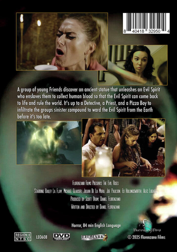 evil rises - Back Panel - DVD