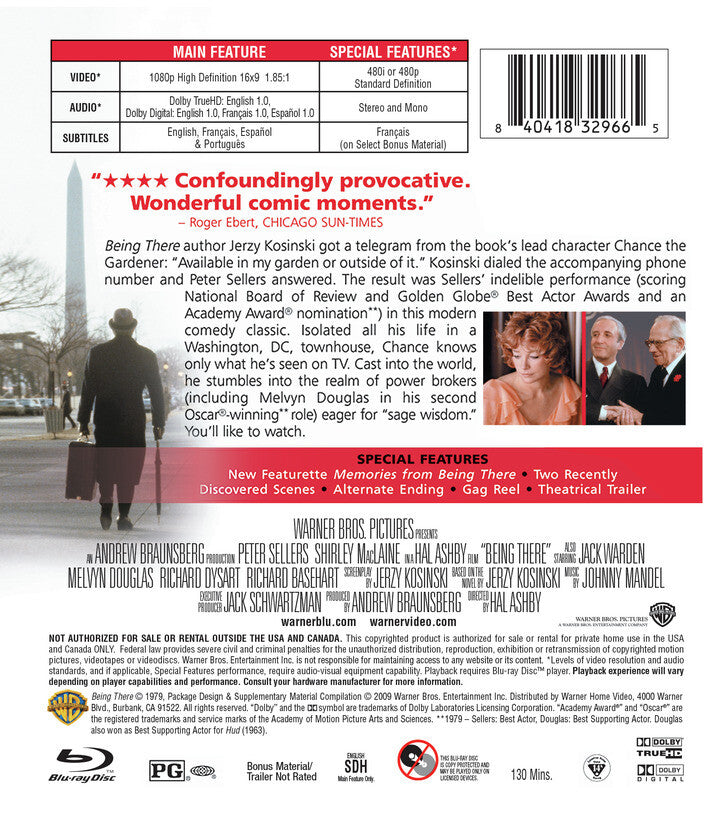 being there: deluxe edition - Back Panel - Blu-ray