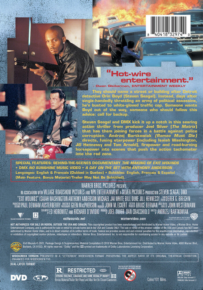 exit wounds - Back Panel - DVD