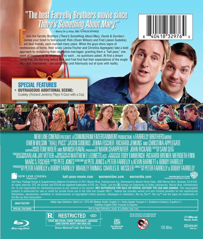 hall pass - Back Panel - Blu-ray