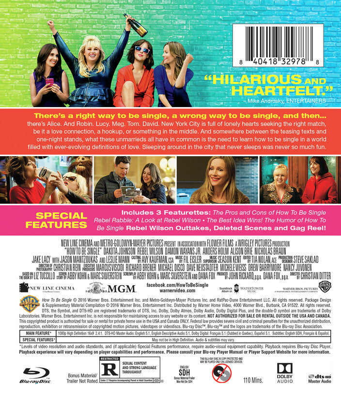 how to be single - Back Panel - Blu-ray
