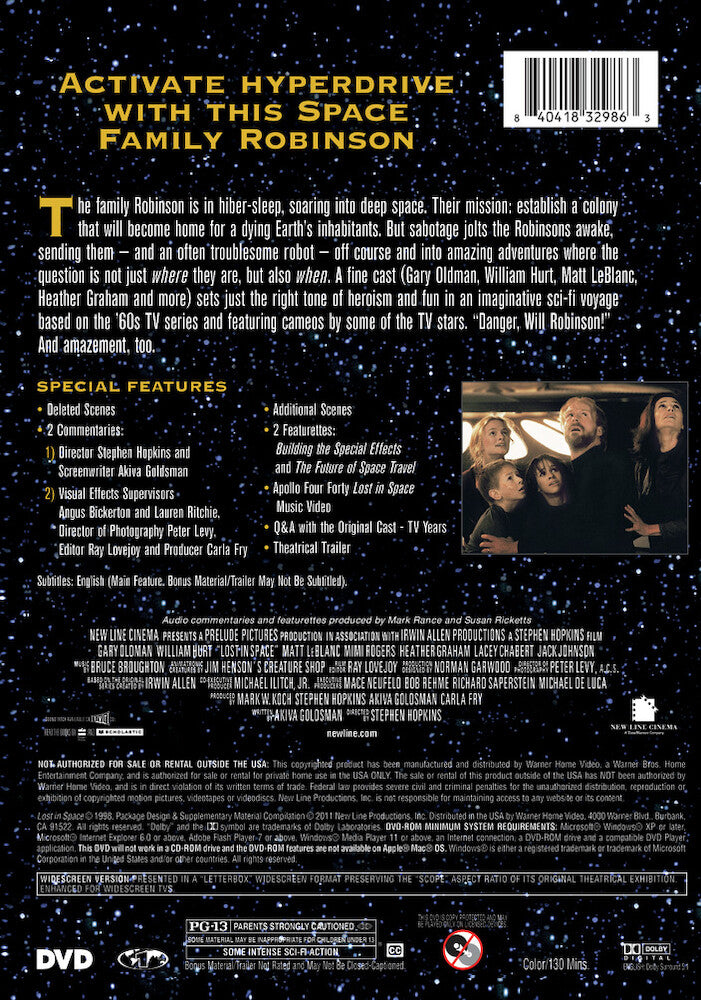 lost in space - Back Panel - DVD