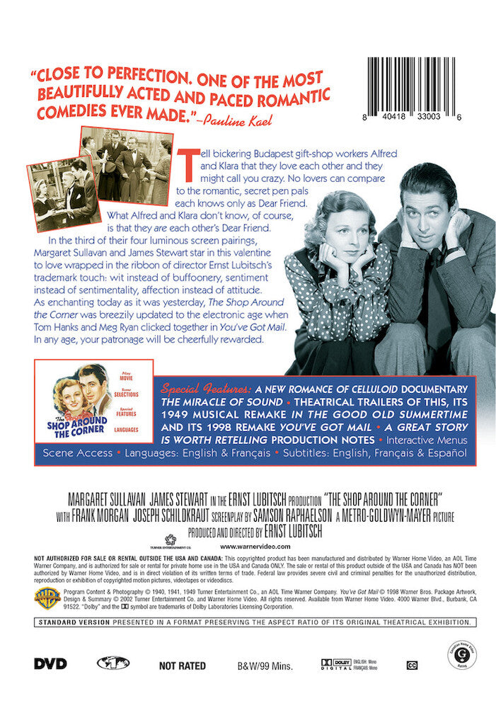 The Shop Around the Corner - Back Panel - 