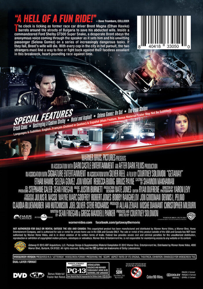 getaway - Back Panel - DVD