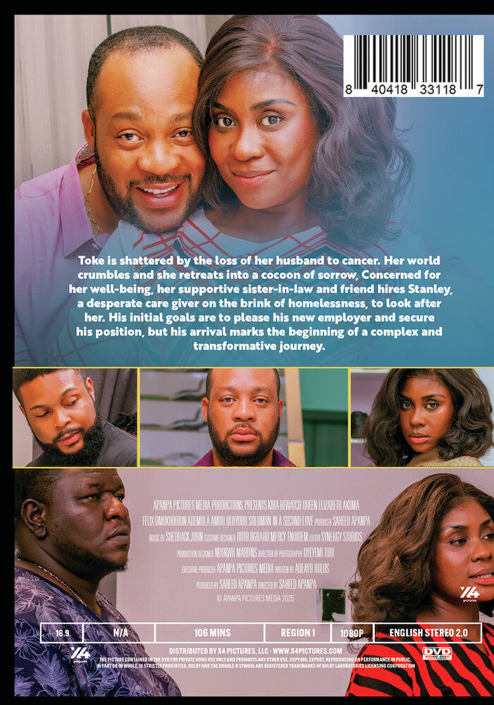 a second love - Back Panel - DVD