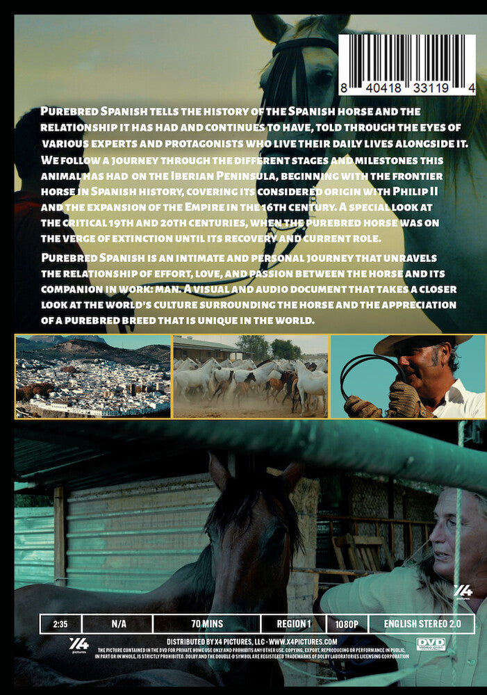 purebred spanish: the origin - Back Panel - DVD