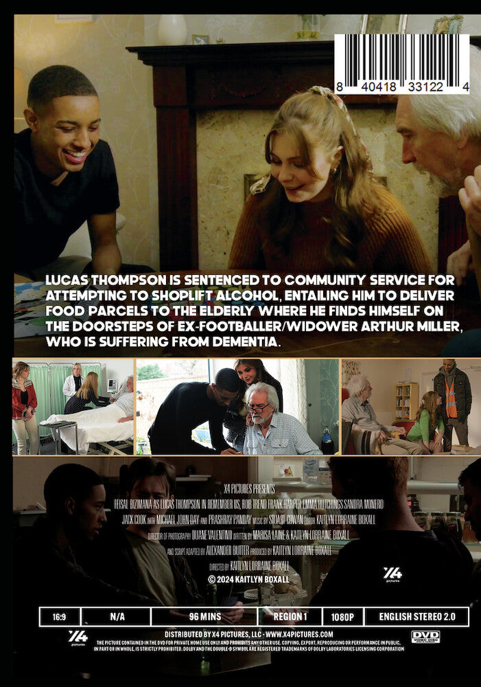 remember us - Back Panel - DVD