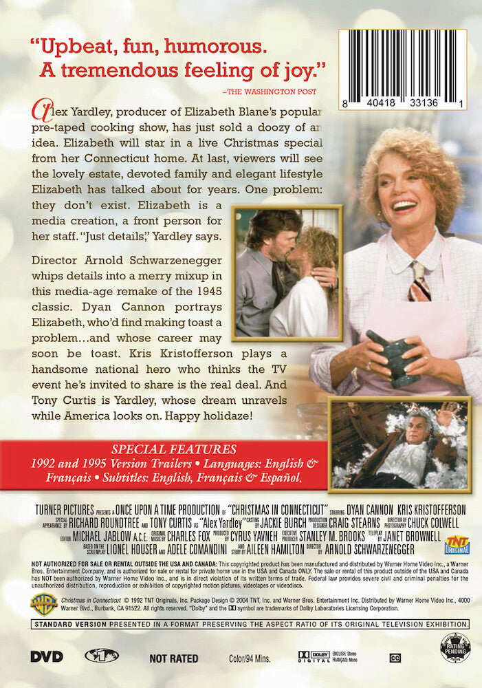 christmas in connecticut (1992) - Back Panel - DVD