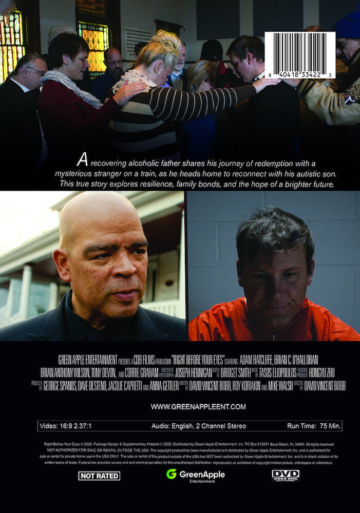 right before your eyes - Back Panel - DVD